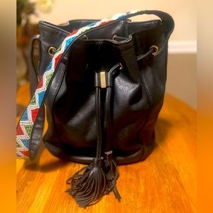 Bucket bag with Guitar Strap